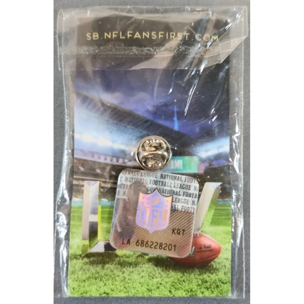 NFL Super Bowl LIV Teammate Pin Miami 2/2/20 Fans First Official NFL 100